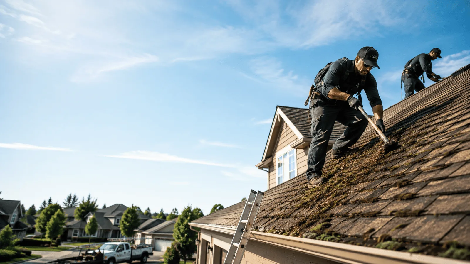 Roof Moss Removal in Webster, NY near me